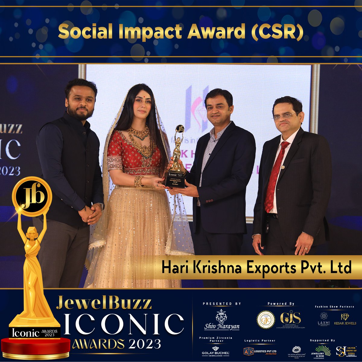 jewelbuzz_mag's tweet photo. Winner Of Social Impact Award (CSR)
_*For more Updates*_ _Do follow us on Social Media_
*#CLICK TO CONNECT* https://t.co/6O0YuEwGFY
#JewekbuzzIconicAward23 #JBAwards #JBAwards #GJC #jewelbuzzmagazine #jewelbuzzmag #spreadthebuzz #jewelmagazine #gold #silver #gemstone #platinum https://t.co/CZq5p2nkQz