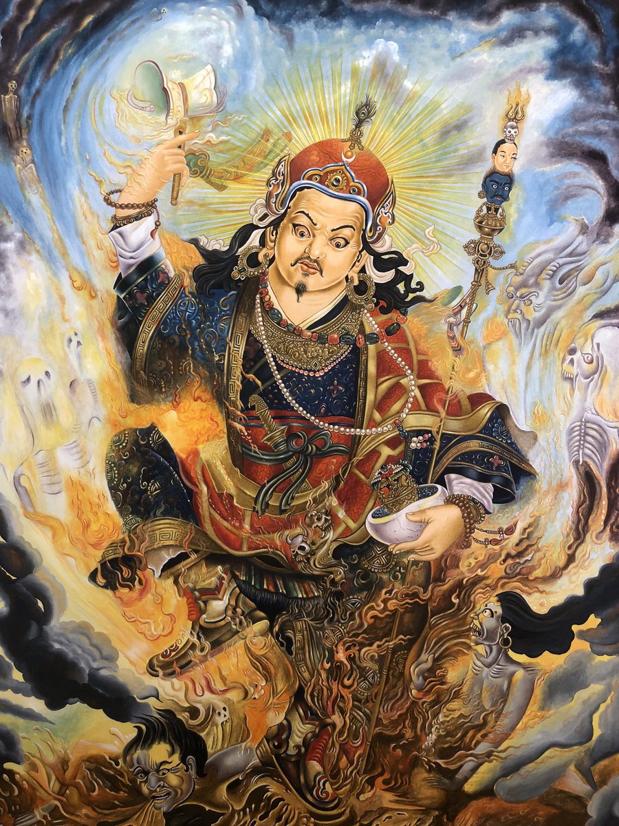 lama_thanka's tweet photo. Guru Padmasambhava
#Guru #gururinpoche #padmasambhava #tibetan #Buddhism #dhamma #enlightened #lotusborn #buddha #yeshetsogyal #Mandarava #tantra #vajrayana #sadhana #enlightenment #thangka #lamathankapaintingschool #thankapainting #himalayanart https://t.co/93MqsaKJBc