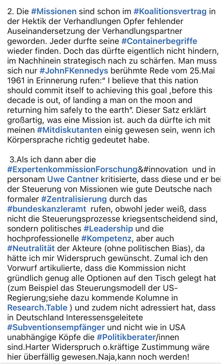 th_sattelberger's tweet photo. ZUKUNFTSTRATEGIE- KALTER AUFGUSS ODER HEISSE STRATEGIE?
Juengst spannende Debatte zur#Zukunftsstrategie der Bundesregierung:#FutureLounge von @D2030 . Mit dabei @steffi_ober ,@NABU_de (leider nicht auf Bild)& Prof.Uwe Cantner ,Chef Expertenkommission Forschung und Innovation https://t.co/rcd5neHNaM