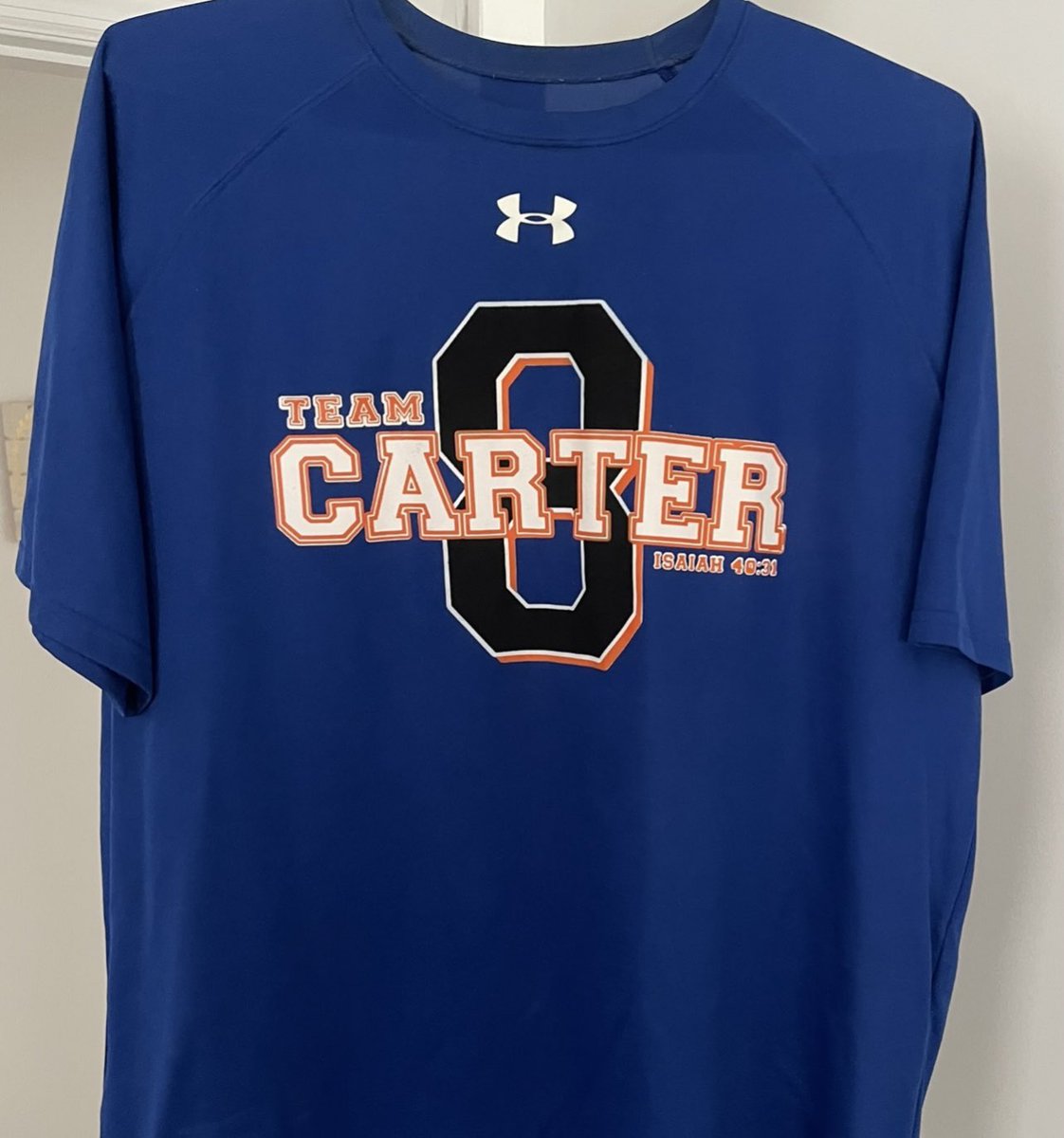 Hatter_up's tweet photo. Happy Bday to the Great 8 Kid @GaryCarterKid My Shirt Choices of the Day are one of the Team Carter shirts from when Gary made public his Brain Cancer His Foundation sold #TeamCarter shirts and polos for Cancer Research He always was about charity @Mets #FCancer #LGM #RIP #KID8 https://t.co/gDFM9In38Q