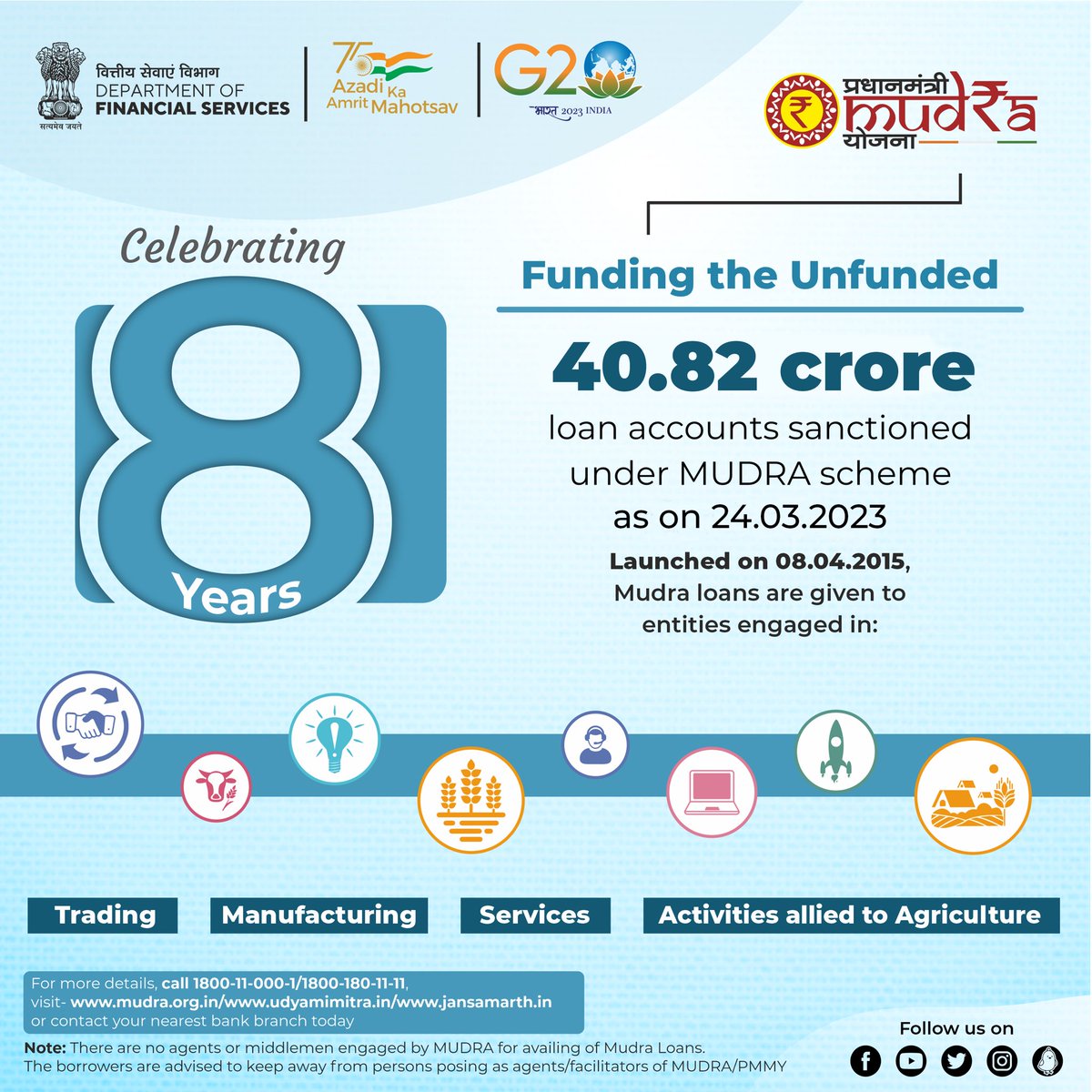 AbhishekDukeBoi's tweet photo. NEED IS TO ACKNOWLEDGE THE CONTRIBUTION OF PSBs WHO FUNDED THE UNFUNDED AND FULFILL JUST DEMANDS OF FINANCIAL ARMY RATHER THAN PROMOTING ANTI PUBLIC POLICY OF PRIVATISATION 
#StopPrivatization
#SarkariBankBachaoDeshBachao 
#OPS_For_All 
#5DaysBanking
#8YearsofMudraYojana https://t.co/TUe2CZ8155