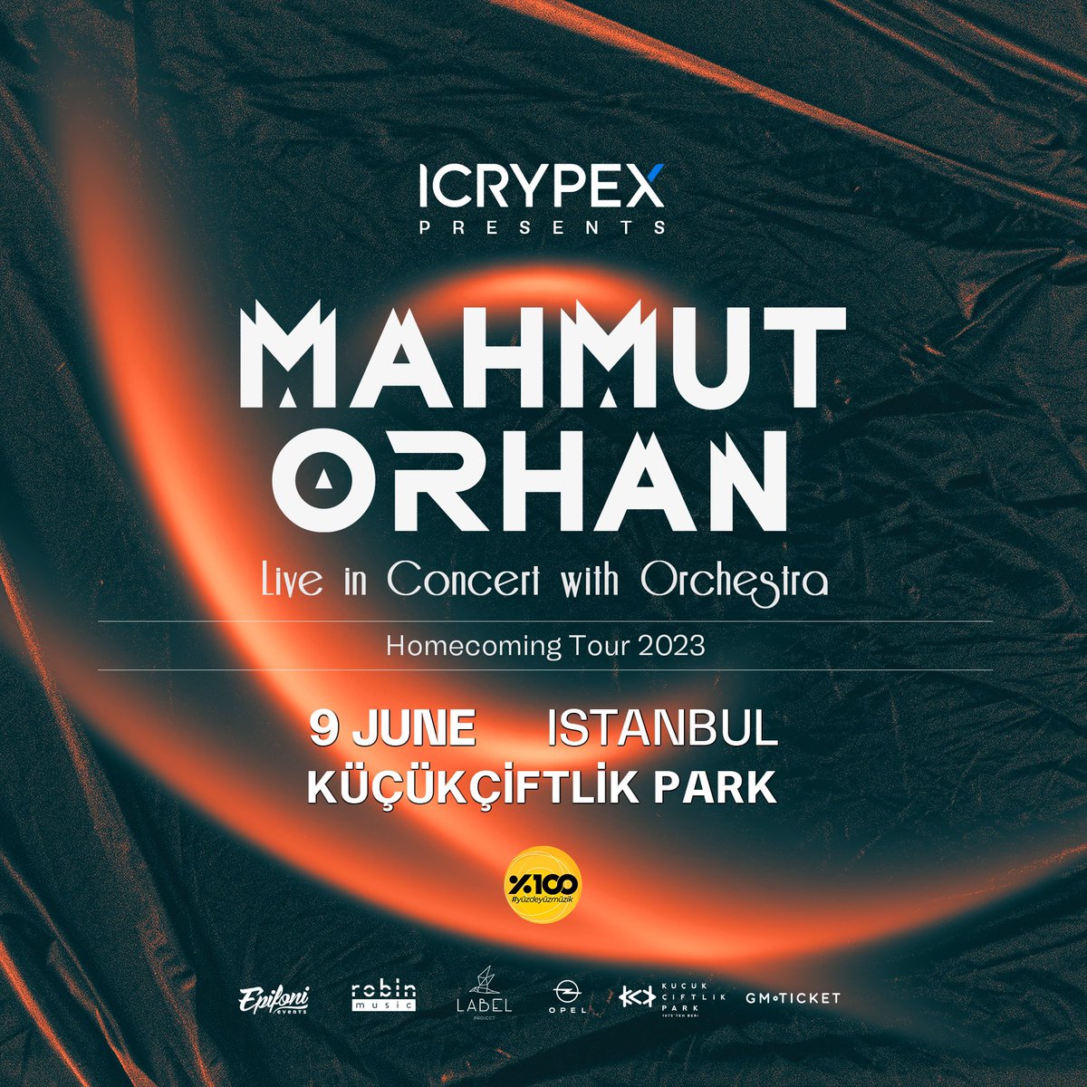 LabelProjectTR's tweet photo. Mahmut Orhan (Live in Concert with Orchestra) ICRYPEX Kripto Varlık Platformu sunumu ile yeniden Istanbul’da.
Yılın kaçırılmayacak etkinliğinde yerinizi ayırtmayı unutmayın.
Biletler https://t.co/4WNrFA4cj6’da
#labelproject #mahmutorhan #gmticket https://t.co/kg3fRZLHF0
