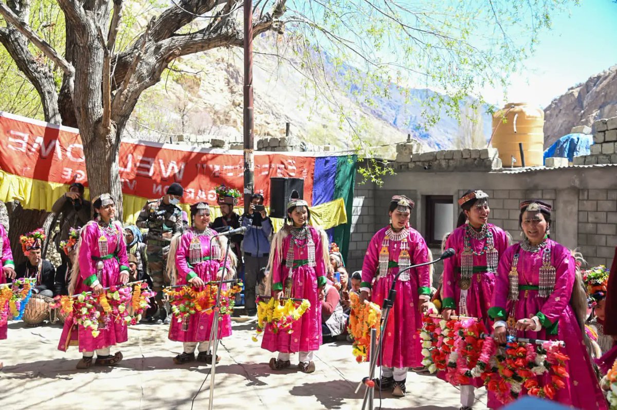 DIPR Kargil on Twitter "Visual Delight Apricot Blossom Festival 2023 begins at Garkone Kargil