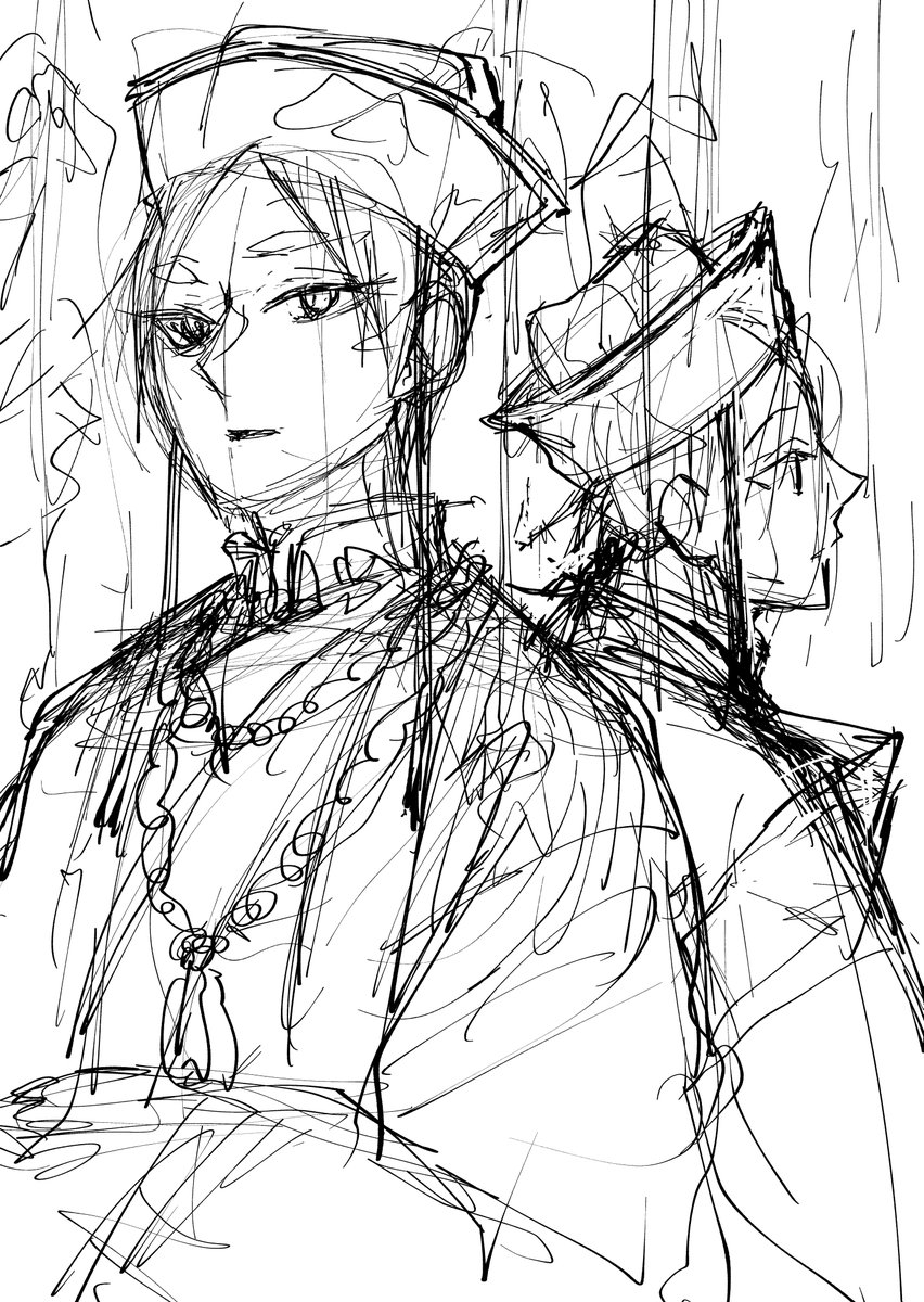 カラー制作過程🖌
完成→塗り途中→色ラフ→ラフ https://t.co/NmvSZqu91P