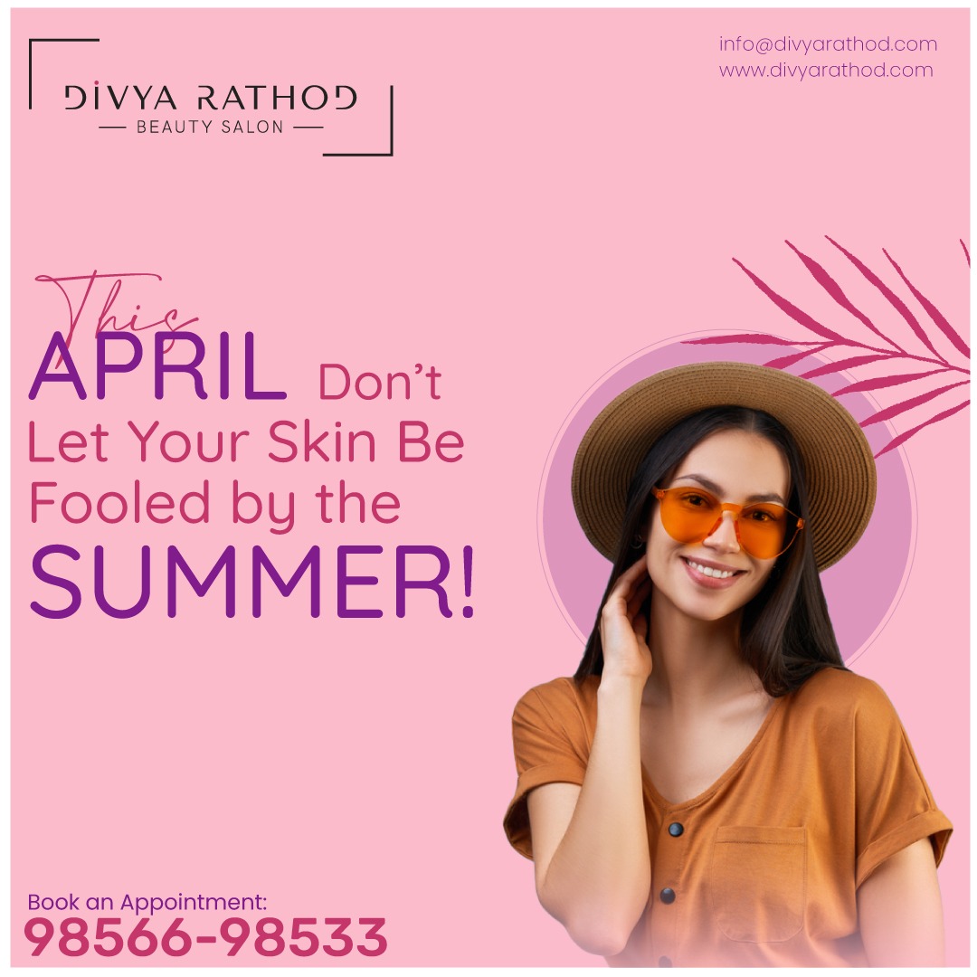 drbeautysalon's tweet photo. APRIL Don't
Let Your Skin Be
Fooled by the
SUMMER!
👉 For More Information
☎️ (+91) 9856698533
🌐 https://t.co/XM3vEHnizA
▶️ https://t.co/TYeolAoboF
#DivyaRathodBeautySalon #Divyarathod #ahmedabad #summerseason #skincare #skinclean #cleanup #selfcare #skintreatment #Ahmedabad https://t.co/a4vA2RvJte