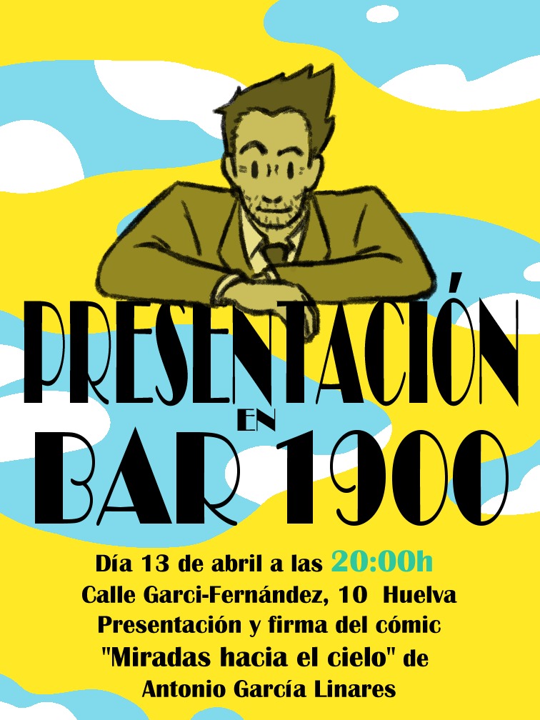 Es un placer presentar este acto que realizamos desde Fundación AVANZA. La cita en #Huelva, en el Pub 1900 en la calle Garci Fernandez, 10 a las 20:00 el jueves día 13 de Abril.

Es necesario promocionar a nuevos talentos tanto como apoyarlos con tu asistencia.