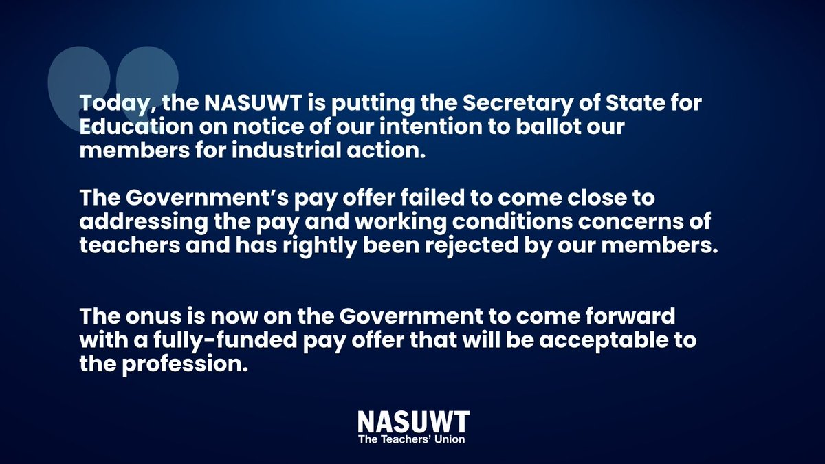 BarnsleyNASUWT's tweet photo. We go again!
Let's #organisetowin! #NASUWT23 https://t.co/qwuy8uOJt4