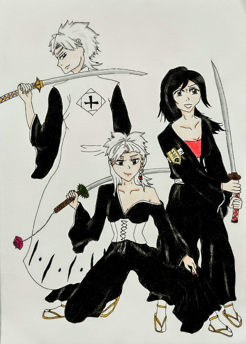 aniinhacristal's tweet photo. 「 DAY 3: FAMILY AND PARENTHOOD 」
Our babies with their grown-up baby Harusa 🪷
#HKWeek2023 #hitsukarinweek #BLEACH #HitsugayaHarusa https://t.co/HmXVXnims1