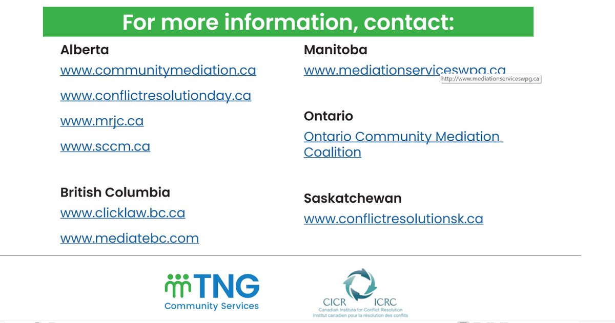 mustafa_rola's tweet photo. Attached is a list of organizations ready to deliver free mediation to newcomers, refugees’ sponsors, as well settlement agencies. Please help spread the word. https://t.co/W8j6o6nhzx