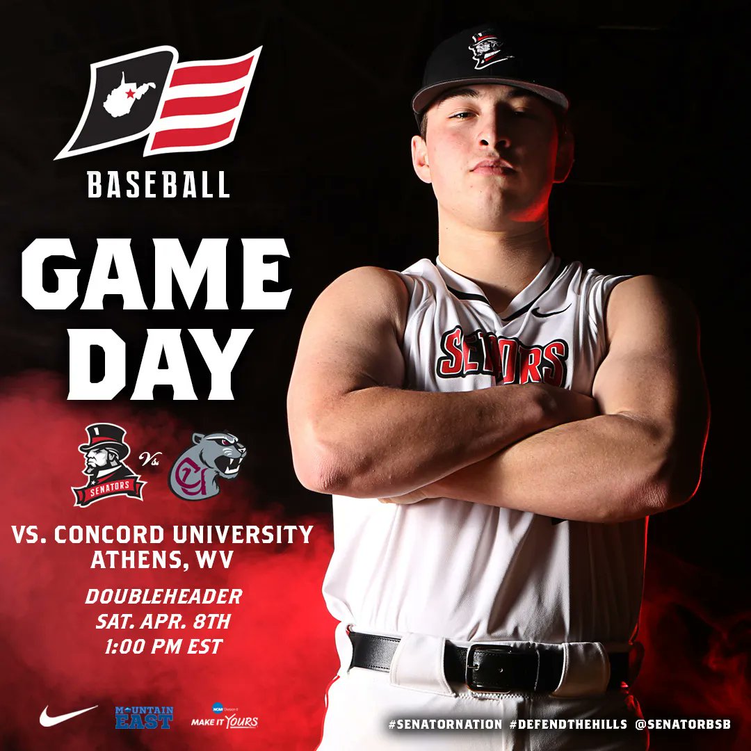 ⚾ GAME DAY. <a href="/senatorsBSB/">Davis & Elkins Baseball</a> is in Athens, WV to play an afternoon doubleheader with Concord University starting at 1pm EST! #DEfendthehills #MECbaseball

🖥️ buff.ly/3C7a2W4 
📊 buff.ly/40OWv2J