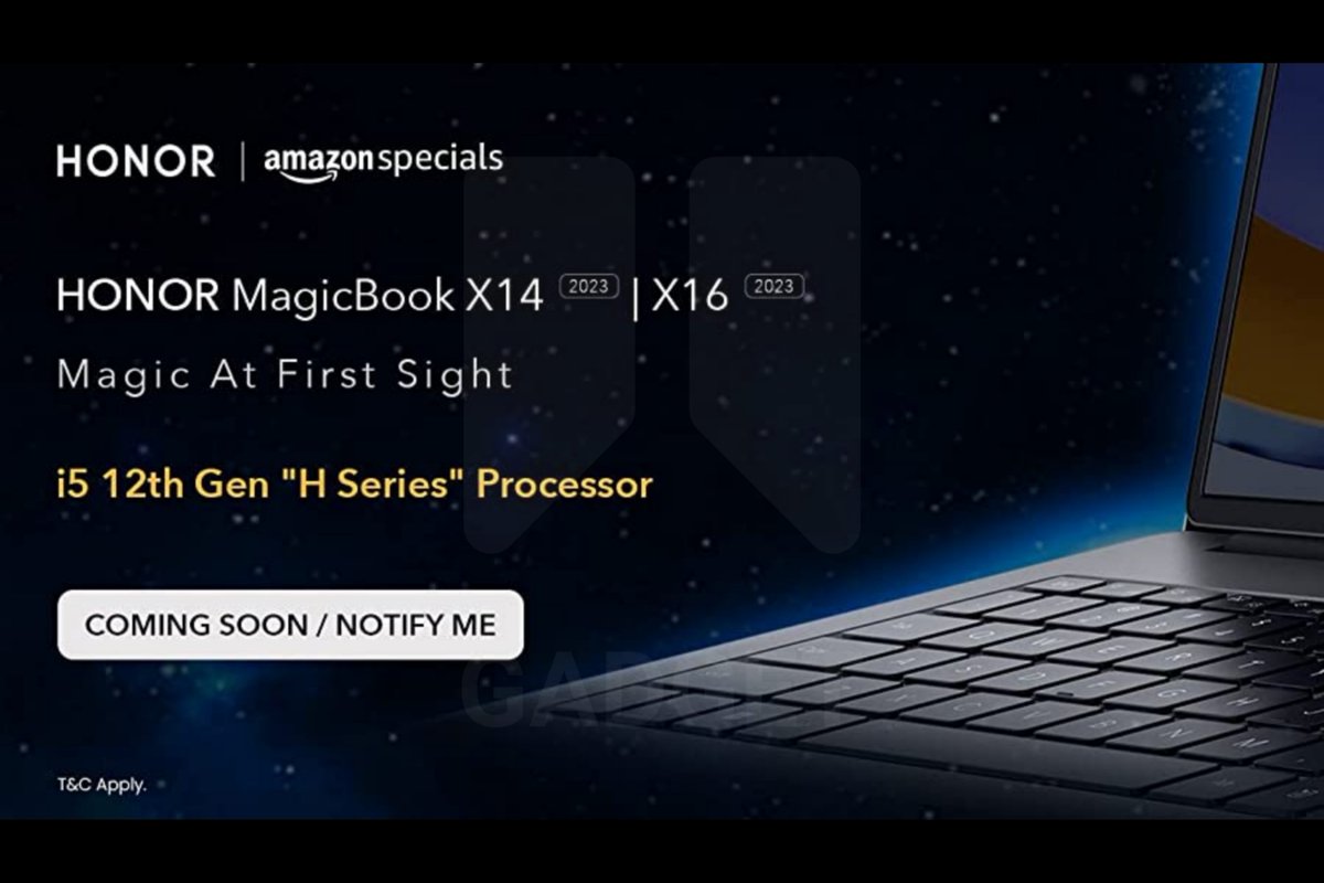OneilyGadget's tweet photo. HONOR MagicBook X14 2023 and MagicBook X16 2023 is launching soon in India.
- Intel i5 12th Gen "H Series" processor
- Full HD display
- 60 Wh battery, 65W Type-C fast charge
- 1TB expandable SSD
- 2-in-1 FS
- Backlit keyboard

#HONOR #HONORMagicBook #MagicBookX14 #MagicBookX16 https://t.co/RHNdlcrBFa