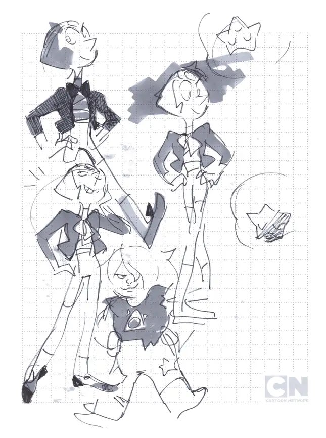 stevenuniverscc's tweet photo. Arte del artbook Steven Universe: End of An Era —🐝 https://t.co/nUkdYOaf5e