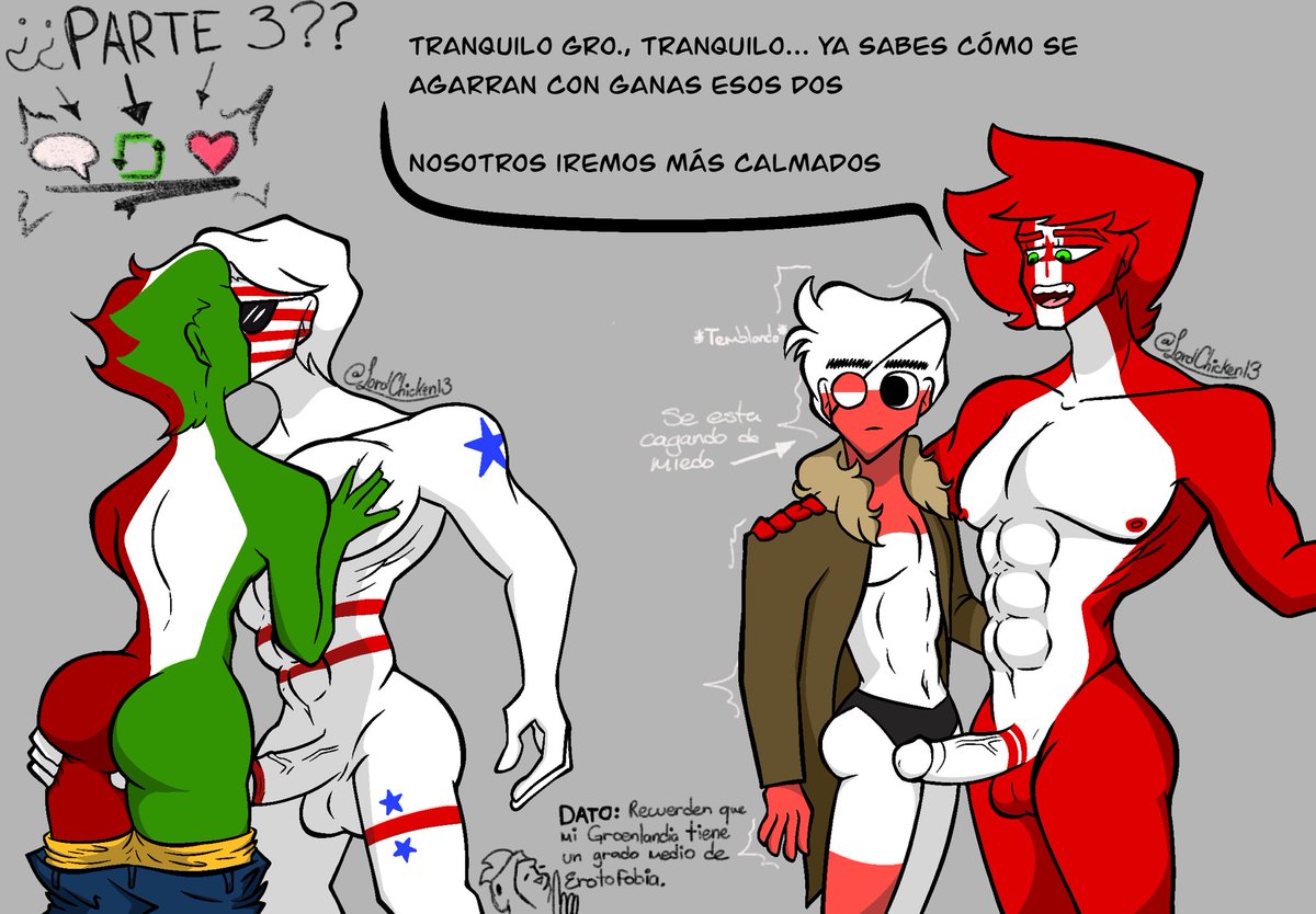 🚫NSFW🚫 ola

Ya se la saben, like, retweet y comenten para la parte 3 chikitos 

(La parte 1 está en mi perfil)

#CountryHumans #countryhumansnsfw #countryhumansmexico #countryhumanscanada #countryhumansamerica #countryhumansusa #countryhumansgroenlandia #Usamex