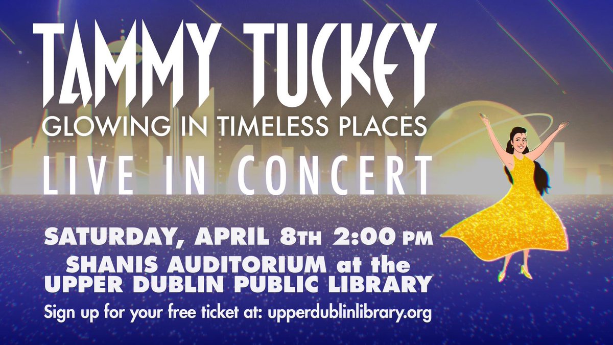 TammyTuckey's tweet photo. Today’s the day of the big cabaret! Come join us for a fun show and CD signing for my new album, “Glowing in Timeless Places” at the @UDPLibrary! 🥳
Sign up for your free ticket here: https://t.co/WlMBNlR5KG
See ya there! 🎶
#GlowinginTimelessPlaces #GITP #Concert #WDW https://t.co/qZw3iEjl7U