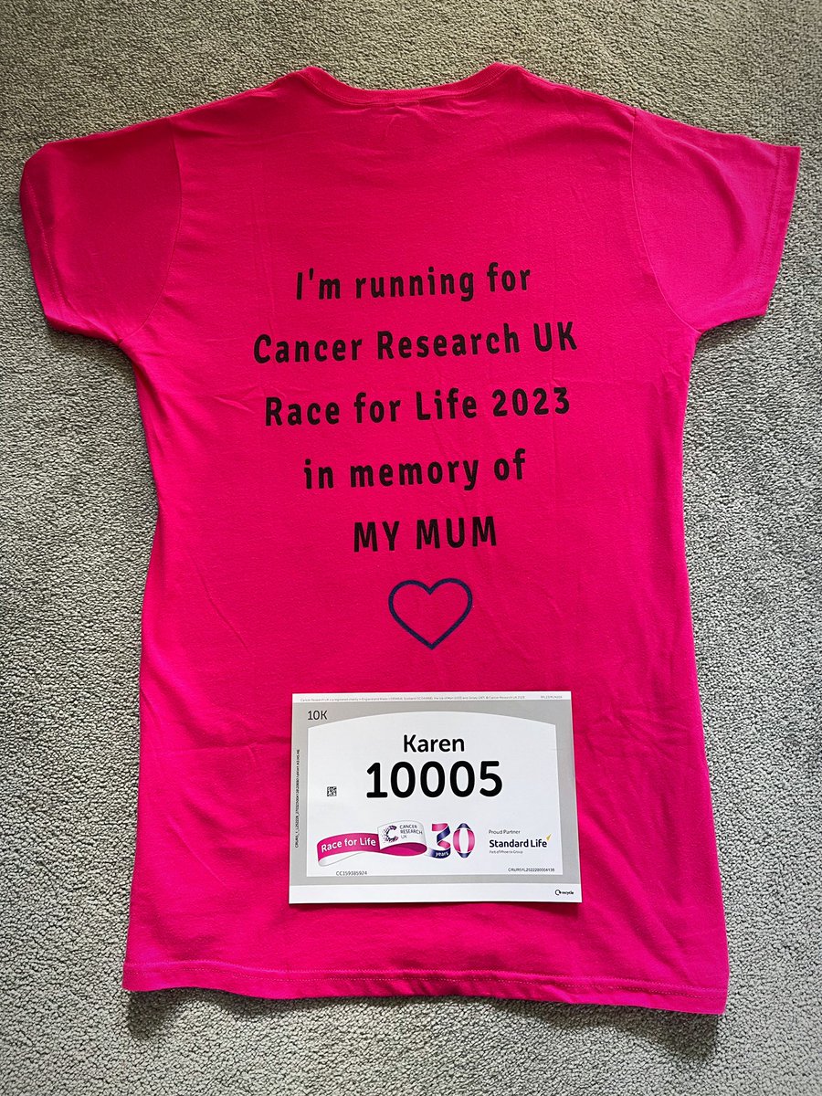 Only 8 weeks until the big day!  🏃‍♀️😊 If you would like to sponsor me for such a great charity <a href="/CR_UK/">Cancer Research UK</a> Cancer Research UK please click the link below to donate and read my story as to why this event is so special to me. 💖 10k - I’ve got this! 👊🏻 🏃‍♀️💕💕
fundraise.cancerresearchuk.org/page/karens-ra…