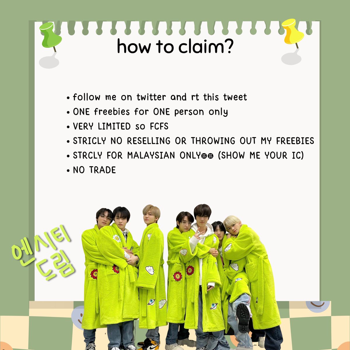 niariesjm's tweet photo. Freebies by @bihapotter 🇲🇾

📍Axiata Arena, Bukit Jalil
📅 20 May 2023
⏰ TBA

One more mystery freebies stay tuned ~

STRICTLY FOR MALAYSIAN SIJEUNI ONLY!

See you there~

#TDS2inKL
#THEDREAMSHOW2_in_KUALALUMPUR https://t.co/psZXzBoIcD