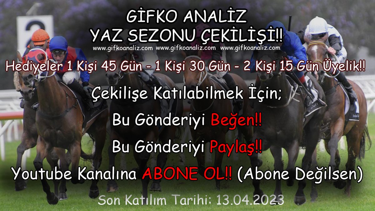 GİFKO ANALİZ Yaz Sezonu Çekilişi!!!!

1 Kişiye 45 - 1 Kişiye 30 - 2 Kişiye 15 Gün HEDİYE!!

Katılmak İçin Gönderiyi Beğen, PAYLAŞ!!

Youtube: youtube.com/gifkoanaliz
Web Sitemiz: gifkoanaliz.com
