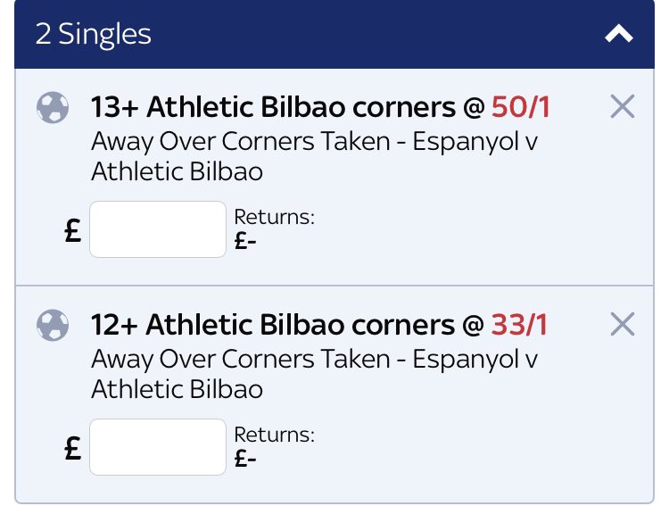 CornerAnonymous's tweet photo. 💷🏆#CornerBetOfTheDay 🚩🏆

⚽️ Espanyol v Athletic Bilbao
🇪🇸 La Liga ⏰ 15:15pm

💷💷💷 5 units 10+ corners @ 1/1

⚡️💷 1 unit Athletic Bilbao 12+ ,13+ 
@ 33s and 50s.

Incredible stats and previous winners on Bilbao . We go again 🇪🇸🚩Vamos

#Inplay #BettingTips #BetOfTheDay https://t.co/OLDeaku0aM