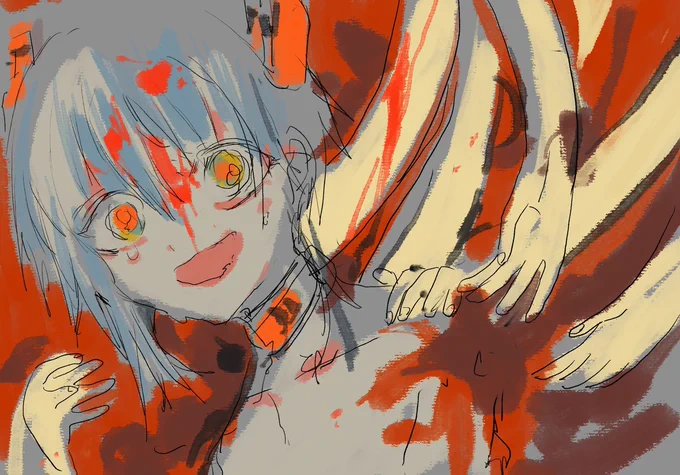 かわいそうでかわいい自キャラのシビノをよろしくおねがいします(ぼくの精神が死んだときにしか描かれないので悲惨) 