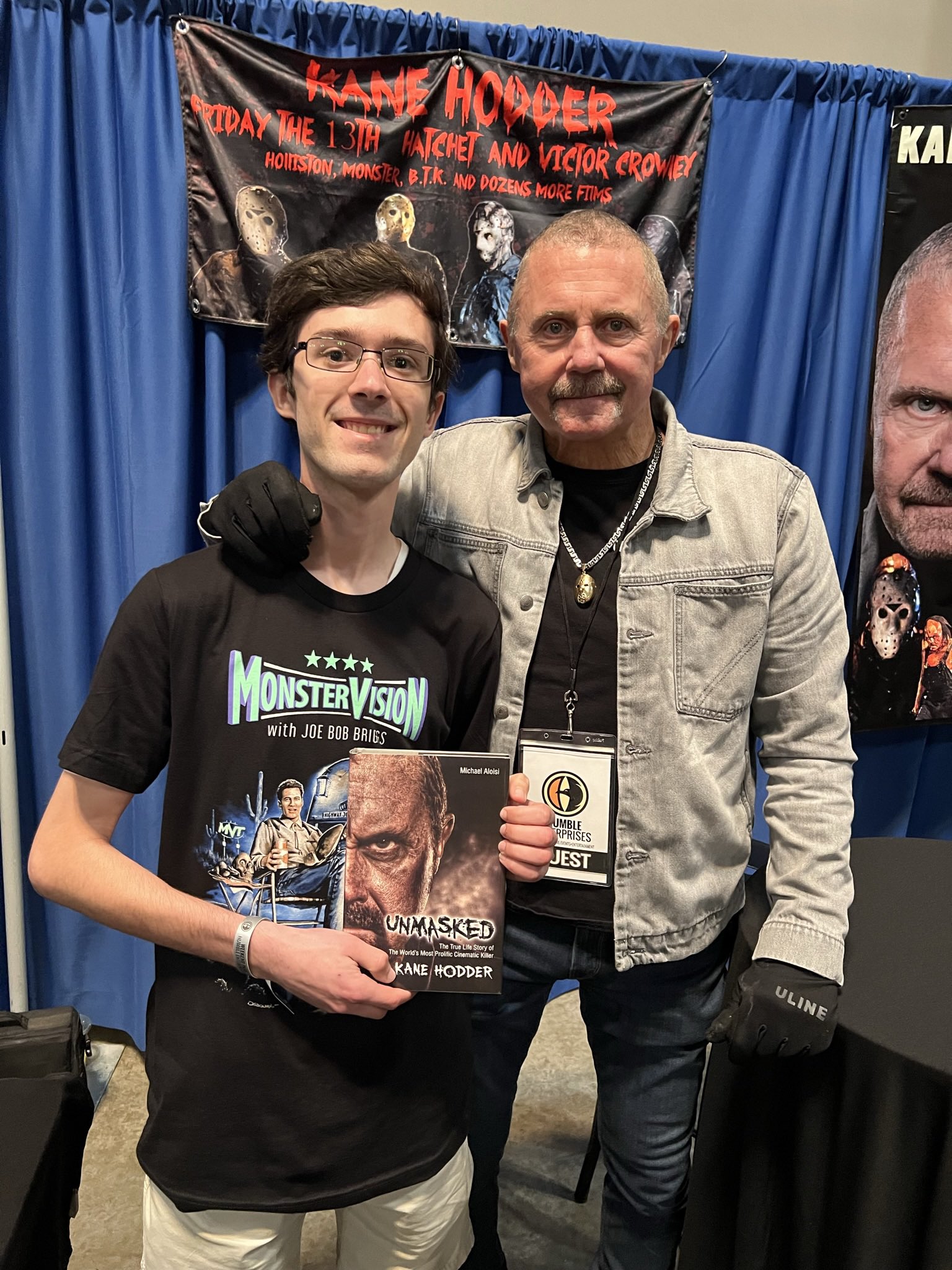 Happy Birthday to Kane Hodder, the man behind the mask in four of the Friday the 13th films! 