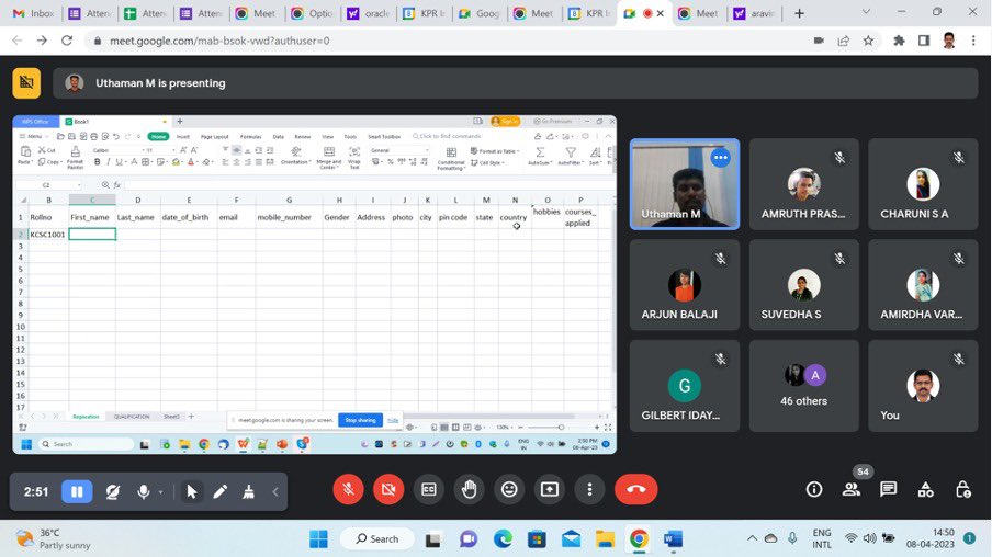 tkarkuvelraja's tweet photo. Day I - Session IV

Mr. @uthamaselvan, Senior Software Engineer, @fresatechnology, Chennai was presenting the topic “Creating and Using Forms (Form &amp; Master Details)” to the Department of Artificial Intelligence and Data Science of @KPRIETonline Students today.

@oracleace (4/4) https://t.co/ZOIvLEQBZy
