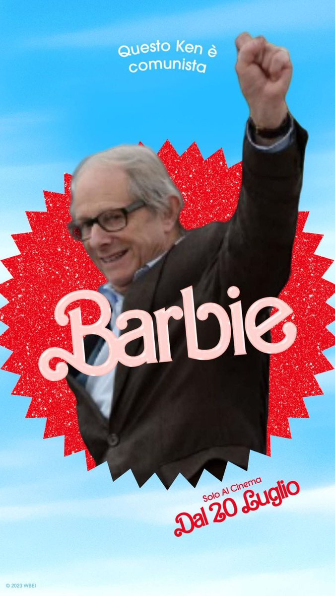 acmemetico's tweet photo. #kenloach #barbie #ken #barbiegenerator #barbieai #left #socialism #propagandalive #la7 #memes #memeita #barbiememes https://t.co/MQPQSEdvad
