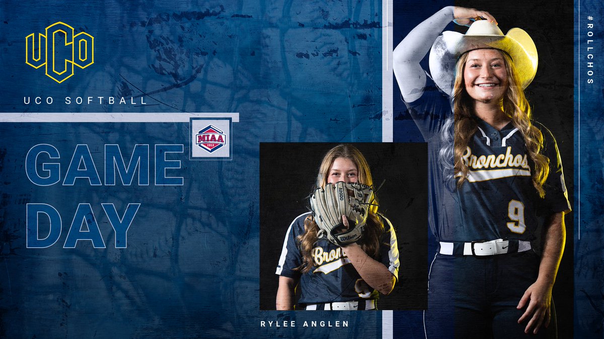 ucoathletics's tweet photo. GAMEDAY! No. 4 Central Oklahoma hosts Central Missouri in an MIAA doubleheader today.

🏠 Gerry Pinkston Stadium
📍 Edmond, Okla.
⏰ 12 p.m. &amp; 2 p.m.
🎟️ https://t.co/ny8NfBlOlz
🖥️ https://t.co/bcXM37Liw3
📊 https://t.co/ksG2GGfZIA

@UCOSoftball x #RollChos https://t.co/4bhRNs0w2X