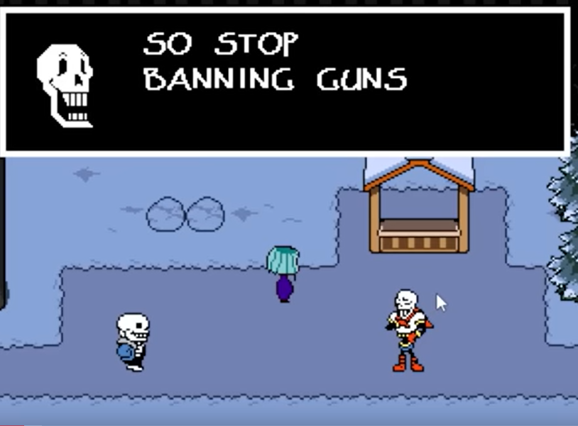 VoxelrogueryINC's tweet photo. Papyrus has a political meltdown in ai-generated undertale 🧵(1/2) https://t.co/UwvHja9FCk