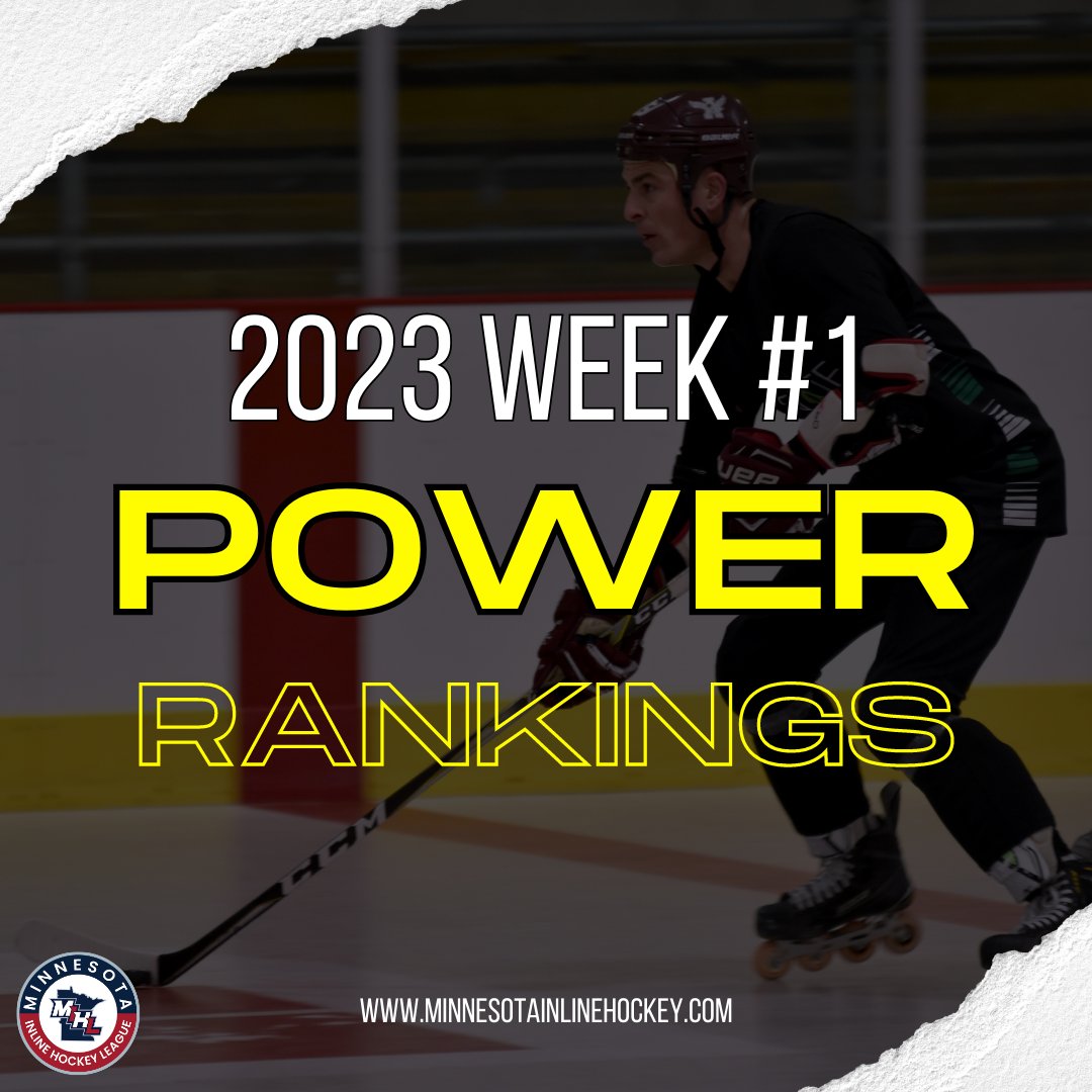MNInlineHockey's tweet photo. Week #1 Power Rankings

#minnesotahockey #minnesotainlinehockey #minnesotarollerhockey https://t.co/oYwcQW9cBZ