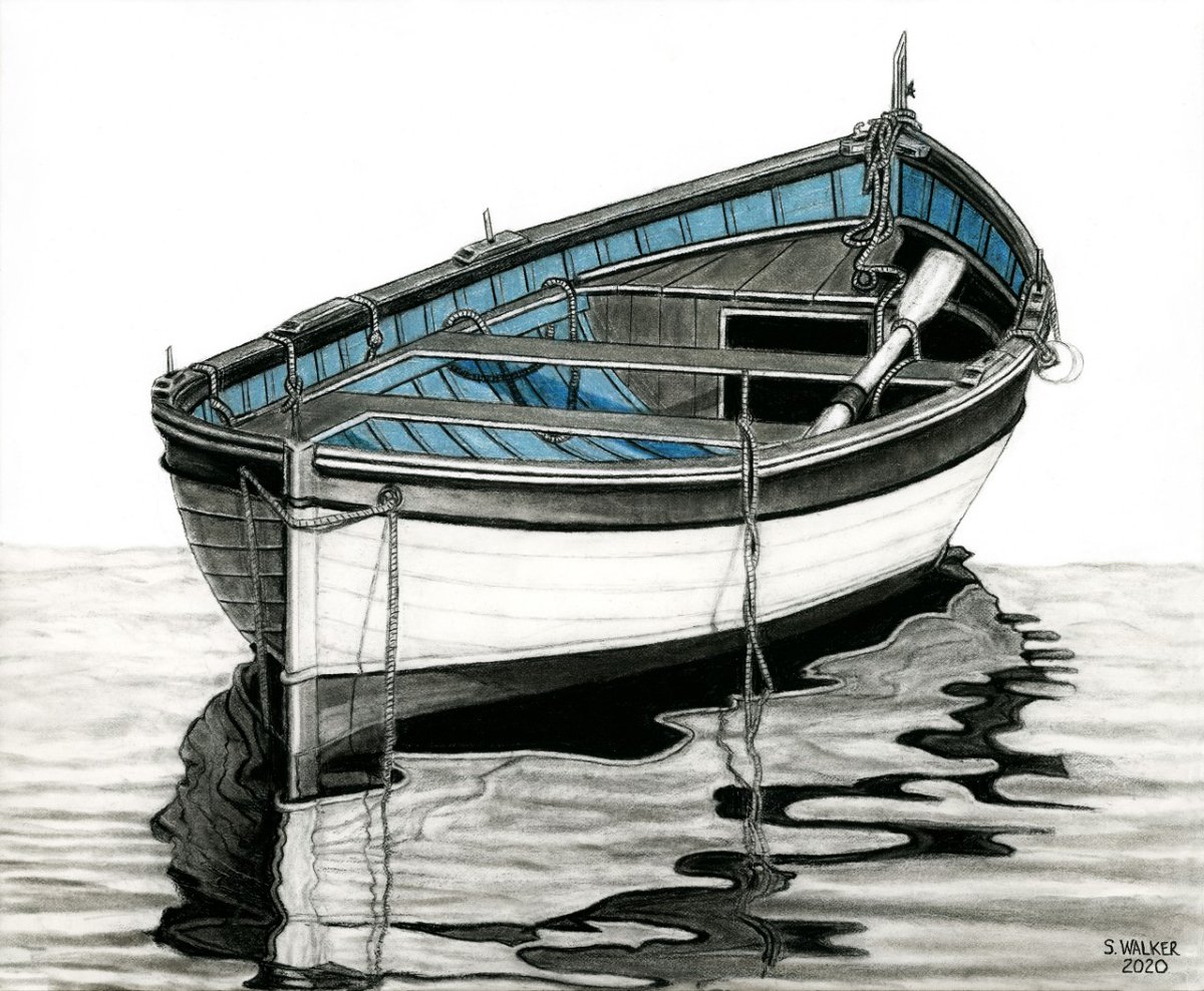 lbplny's tweet photo. Check out some of the art on display in our gallery exhibition "Flow of Water"! From Steven Walker of the Long Beach Art League, this is "Row Boat" 🚣 #lbplny #artgallery #charcoalart #charcoalartist https://t.co/Gd75rH9kpO