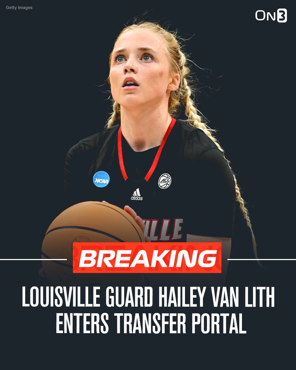 Louisville guard Hailey Van Lith has entered the NCAA transfer portal, per <a href="/JamieShaw5/">Jamie Shaw</a>. 

More: on3.com/college/louisv…
