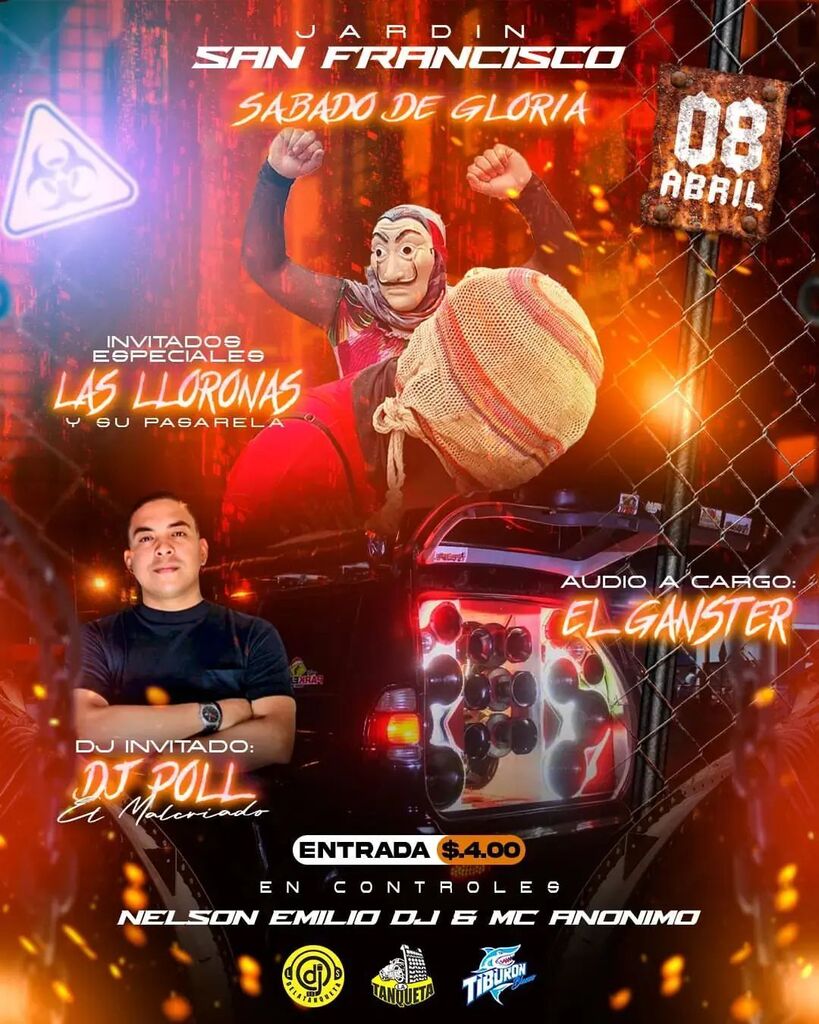 📍San Francisco, este Sábado de Gloria, en el Jardín San Francisco llega el show de @losdjsdelatanqueta 

🎧 SPECIAL GUEST
<a href="/djpollpanama/">Dj Poll Panama®🇵🇦</a>

📀 ON DECKS
@nelsonemiliodj
<a href="/ej/">Eric Jensen</a>.hernandez04 #mcanonimo

🔊 AUDIO PRINCIPAL: @a_ledezma27_elganster

Adquiere tus ent… instagr.am/p/CqxpJqiL82N/