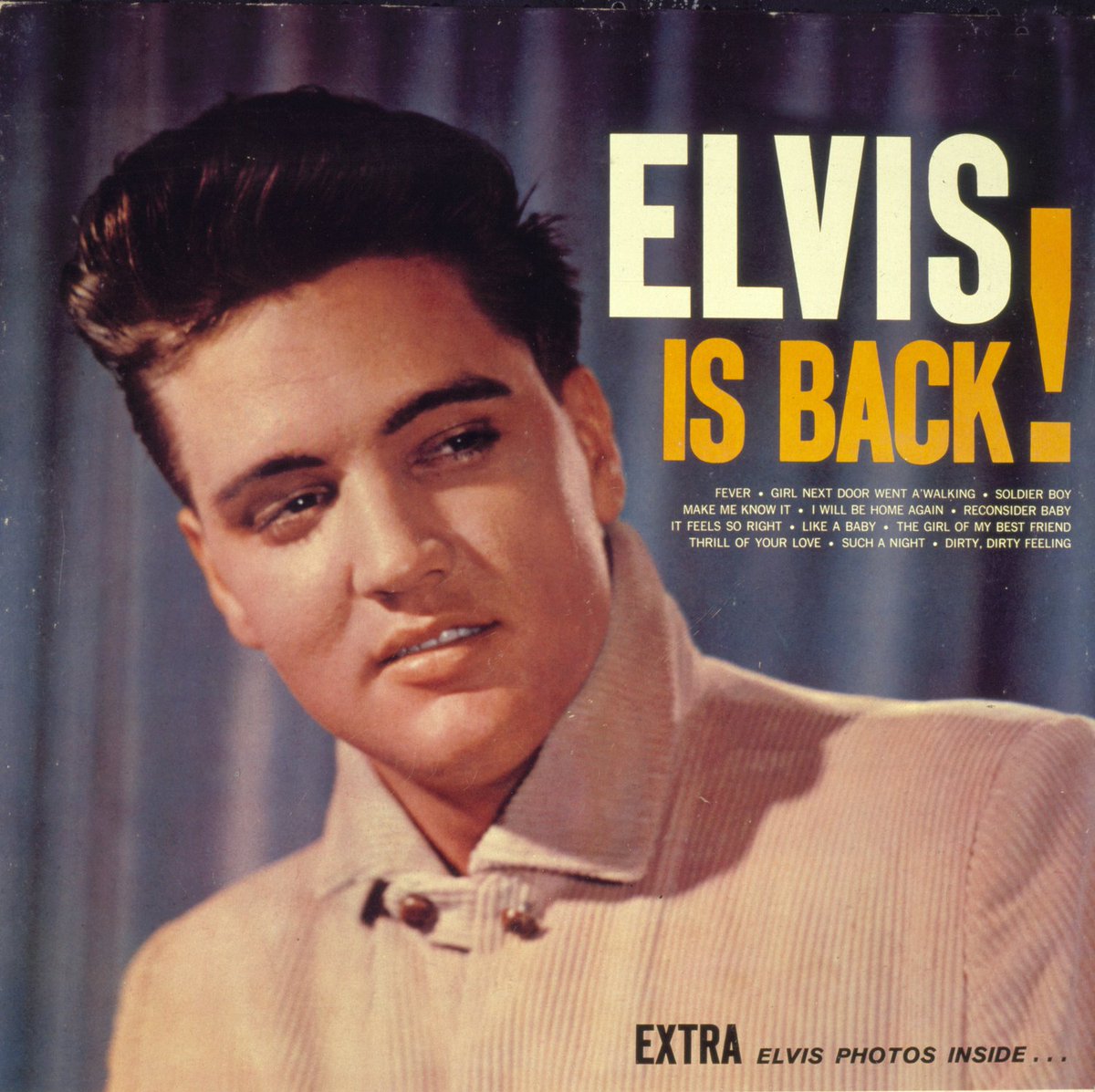 Today marks the 63rd anniversary of the release of Elvis' fourth studio album 'Elvis Is Back!'.

#ElvisPresley #Icon #ElvisIsBack #StudioAlbum #Album #Music