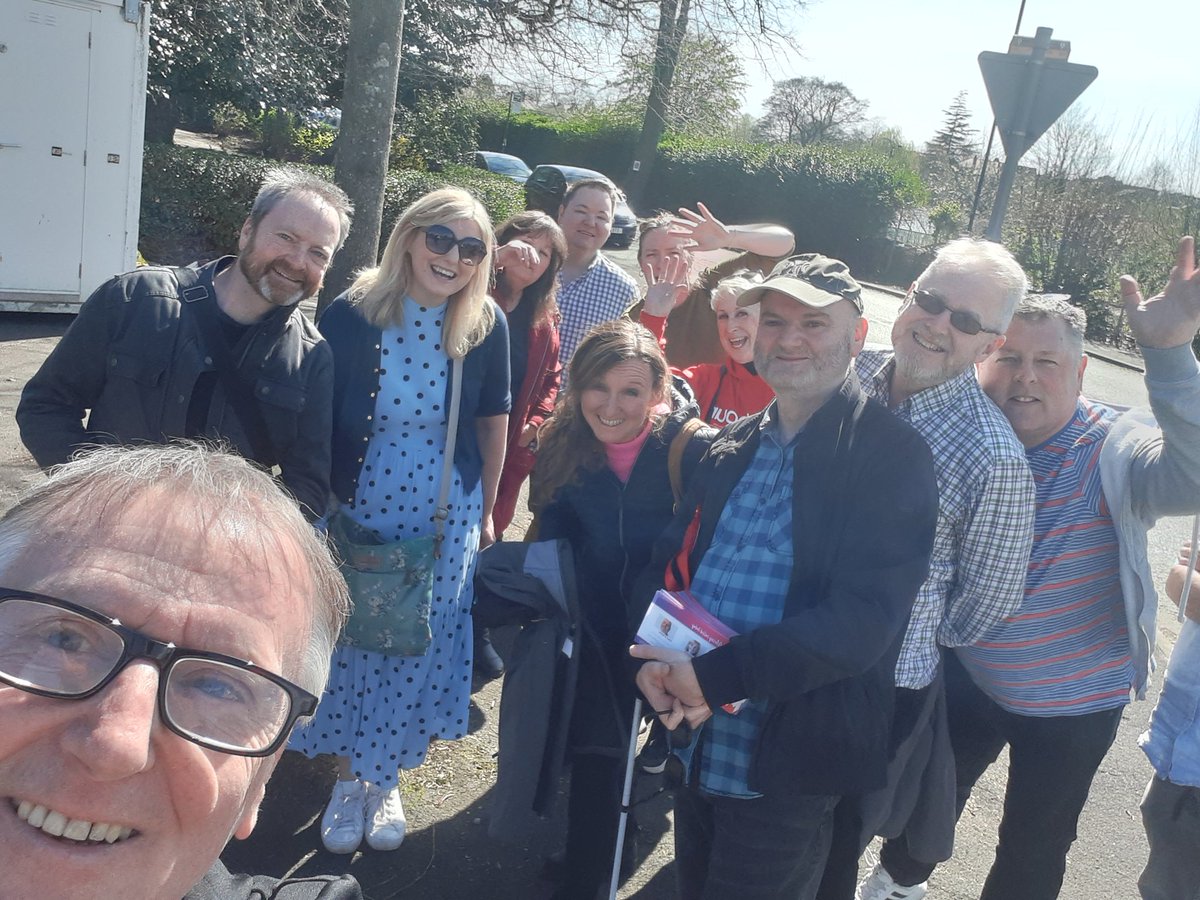 Sunny day out campaigning this morning in Ashton upon Mersey lots of support for Labour and our great Candidates