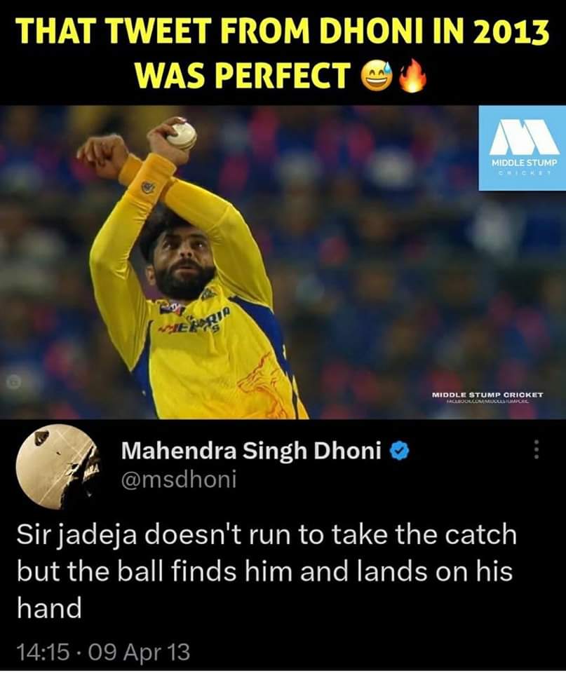imankit32's tweet photo. #MIvsCSK #CSKvsMI #sirjadeja https://t.co/0nE3nQndLb