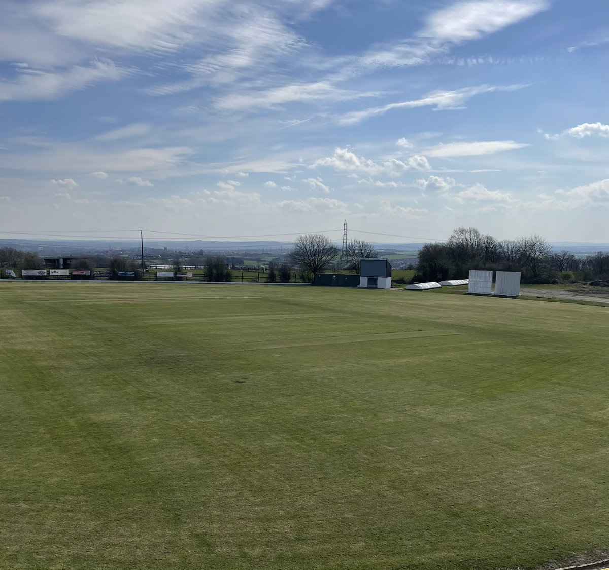 It was good to get outside for senior training today and to see the best view in the league #allardsleyarentwe