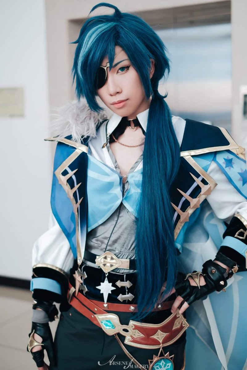 _cyneburg_'s tweet photo. Me crying internally when  Arsene Imagery dropped this photo of my Kaeya cosplay 😭 Pls do check out their page on FB! 
https://t.co/KUwr8MwwnA https://t.co/9weIQ1g6Lu