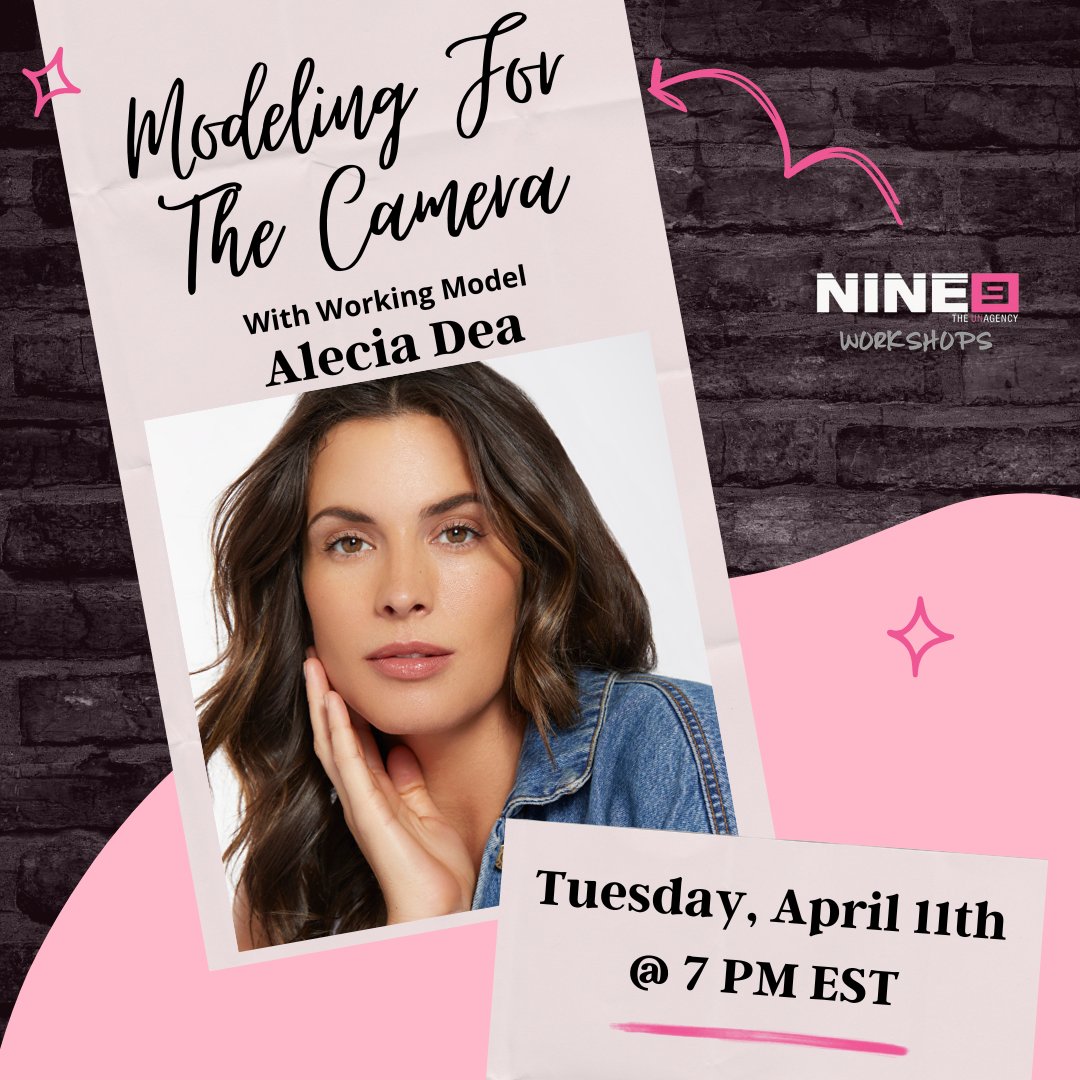 Nine9dotCOM's tweet image. What could be better than learning industry tips?
Learning them from the comfort of your home! Join us on Zoom for our weekly Virtual Workshops 🤩
•
•
•
#actingclass #modelingclass #actingworkshop #modelingworkshop #nine9workshops