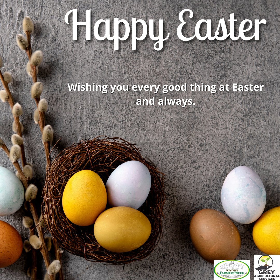 Happy Easter everyone!
We hope you have the opportunity to spend time with family and friends. Enjoy!
#OntAg #Easter #GreyAg #GBFW23