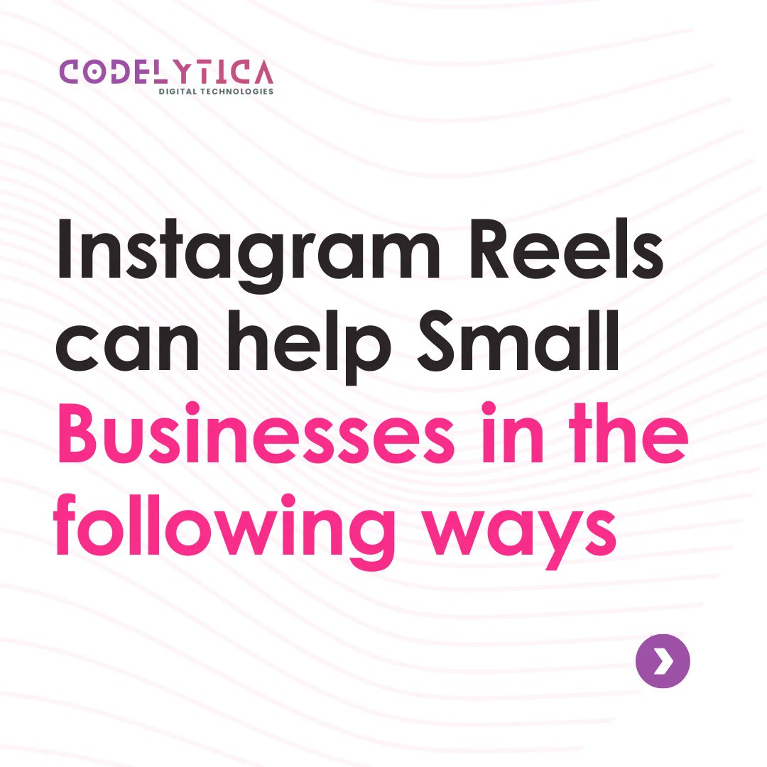 codelytica's tweet image. Boost your small business with CODELYTICA AI! 📈
Get more visibility with Instagram Reels! 🚀
💻 Try CODELYTICA AI now and see your small business grow! 
.
.
.
#codelytica #codelyticaai #instagramreel