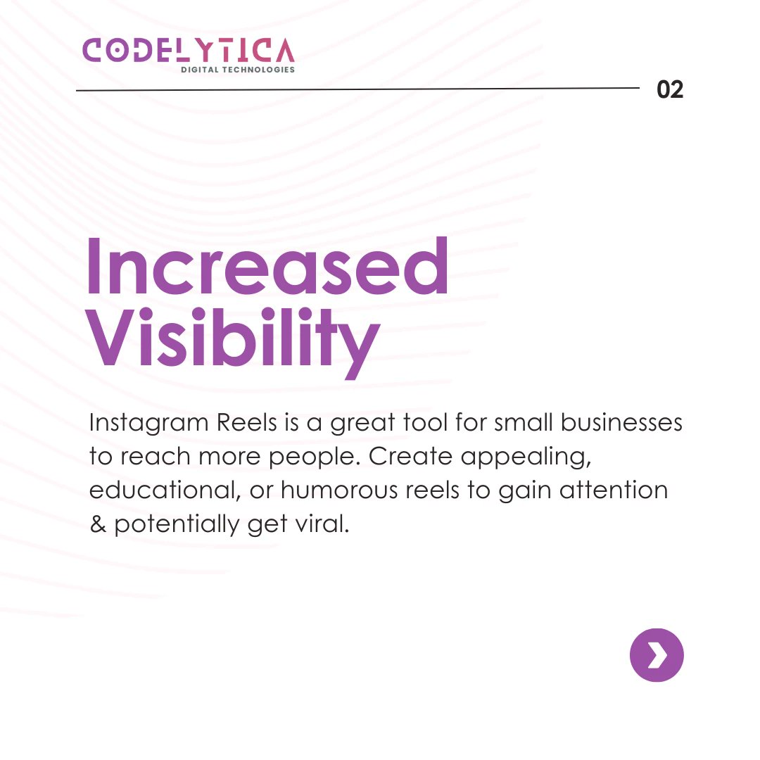 codelytica's tweet image. Boost your small business with CODELYTICA AI! 📈
Get more visibility with Instagram Reels! 🚀
💻 Try CODELYTICA AI now and see your small business grow! 
.
.
.
#codelytica #codelyticaai #instagramreel