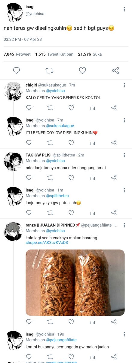 reorincrumbs_'s tweet photo. isagi juga mau ikutan bikin thread katanya https://t.co/kRIraa0q0l