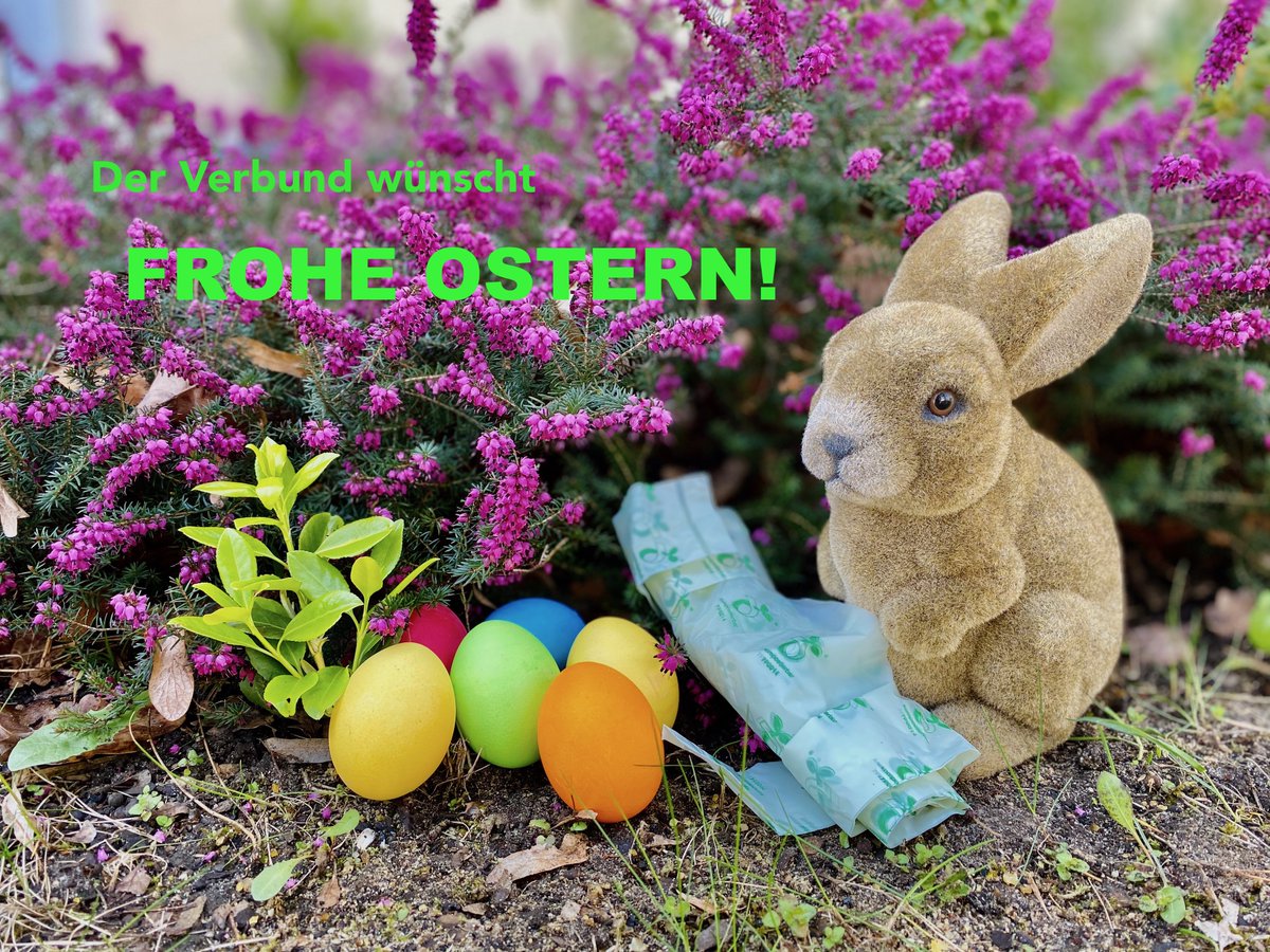 Ostereier zu verstecken kann ganz schön anstrengend sein. Umso besser, dass der Osterhase zertifiziert kompostierbare #Bioabfallbeutel gleich mitbringt. 
Mit diesen wird die nachhaltige Entsorgung der Eierschalen und Essensreste ganz leicht💪🌱 
Wir wünschen Ihnen Frohe Ostern!