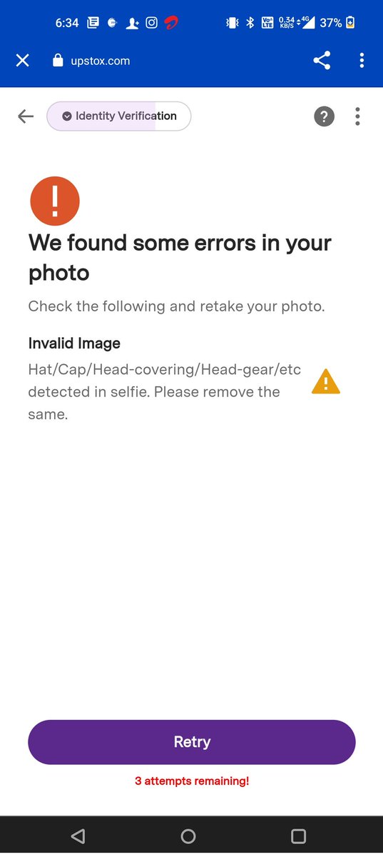 Gauravdeep_s's tweet photo. @upstox why is your app asking a sikh to remove the turban for identity verification? How can a company at your level not know that Turban is an irremovable part of a Sikh face. It's not a headgear, it's who we are. https://t.co/PymLvuYECh