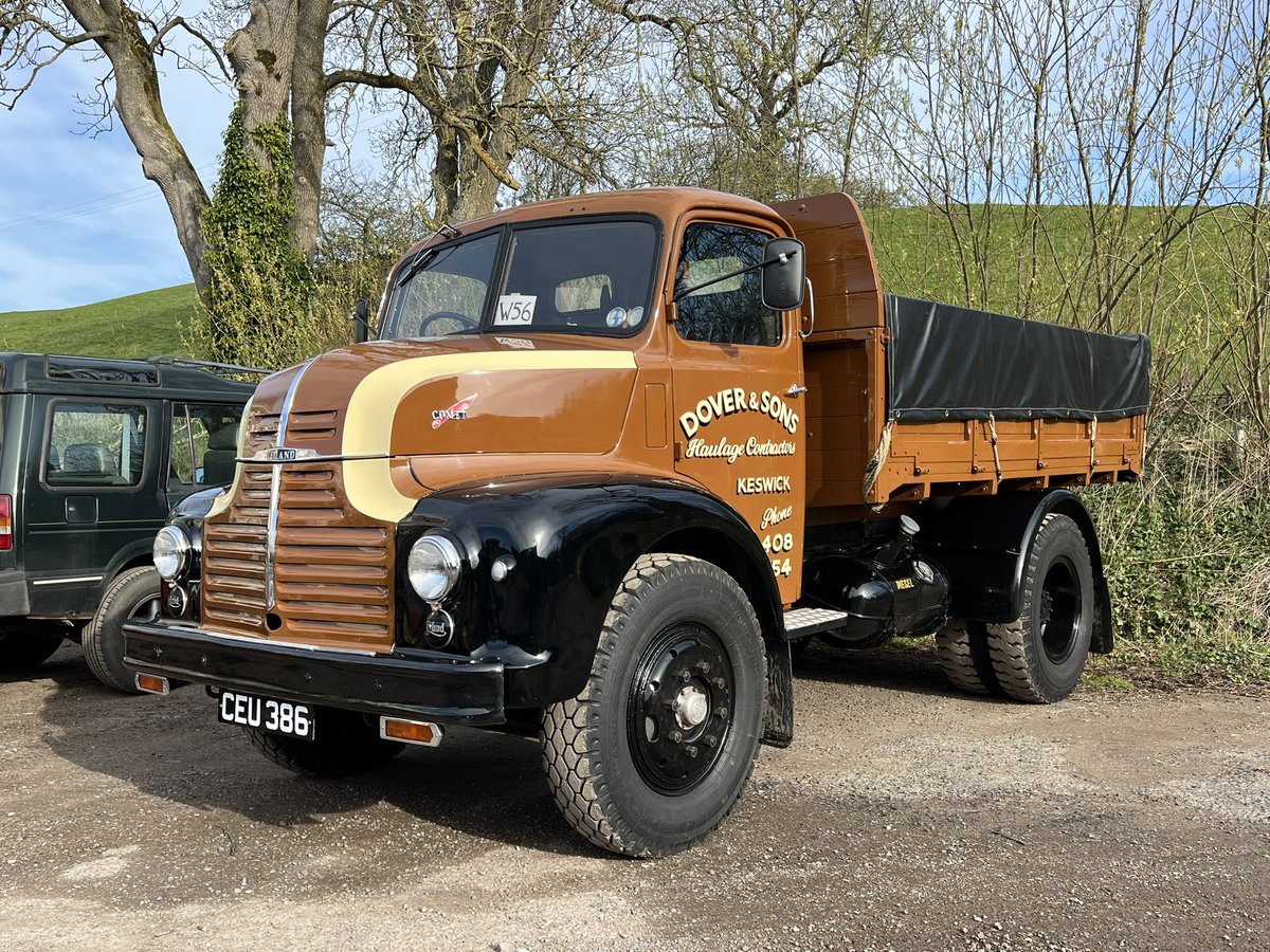 Not bad turn out at the Kirby Stephen & Brough Cumbria Easter Rally #classictrucks