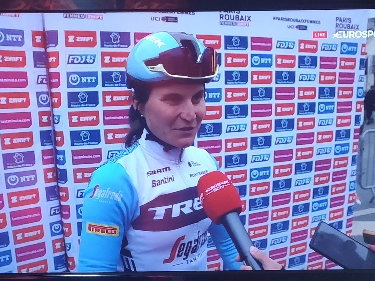 frances14372469's tweet photo. Inizia finalmente la diretta della #ParisRoubaixFemmes  per me è lei la favorita, la vincitrice dello scorso anno Elisa #LongoBorghini♥️

#ParisRoubaix #EurosportCiclismo #Aremberg https://t.co/5jZasYl85h