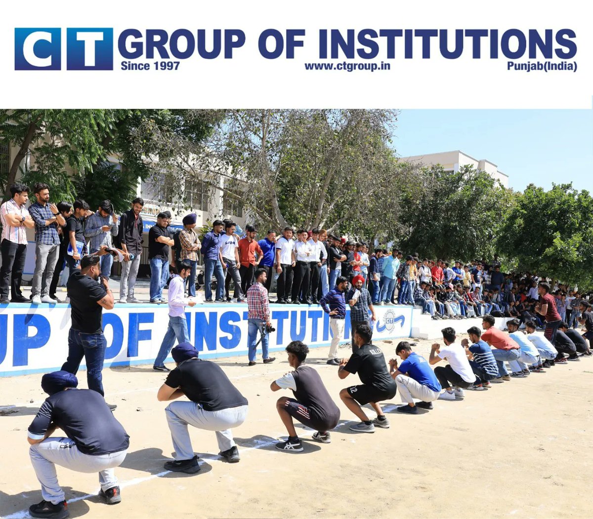 CTGroupshahpur's tweet photo. Department of Students Welfare organized "CT's Strongest Man & Woman" south campus of shahpur Jalandhar.
#ctgroup #man #women #campus #southcampus #bestcollege #jalandhar #strongestman #strongestwomen #dsw #shahpur #students #ctstudents https://t.co/FBYdeLOIAe
