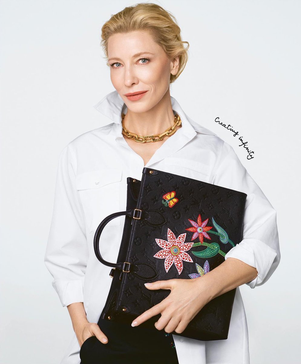 Cate Blanchett photographed by Steven Meisel for #LVxYayoiKusama