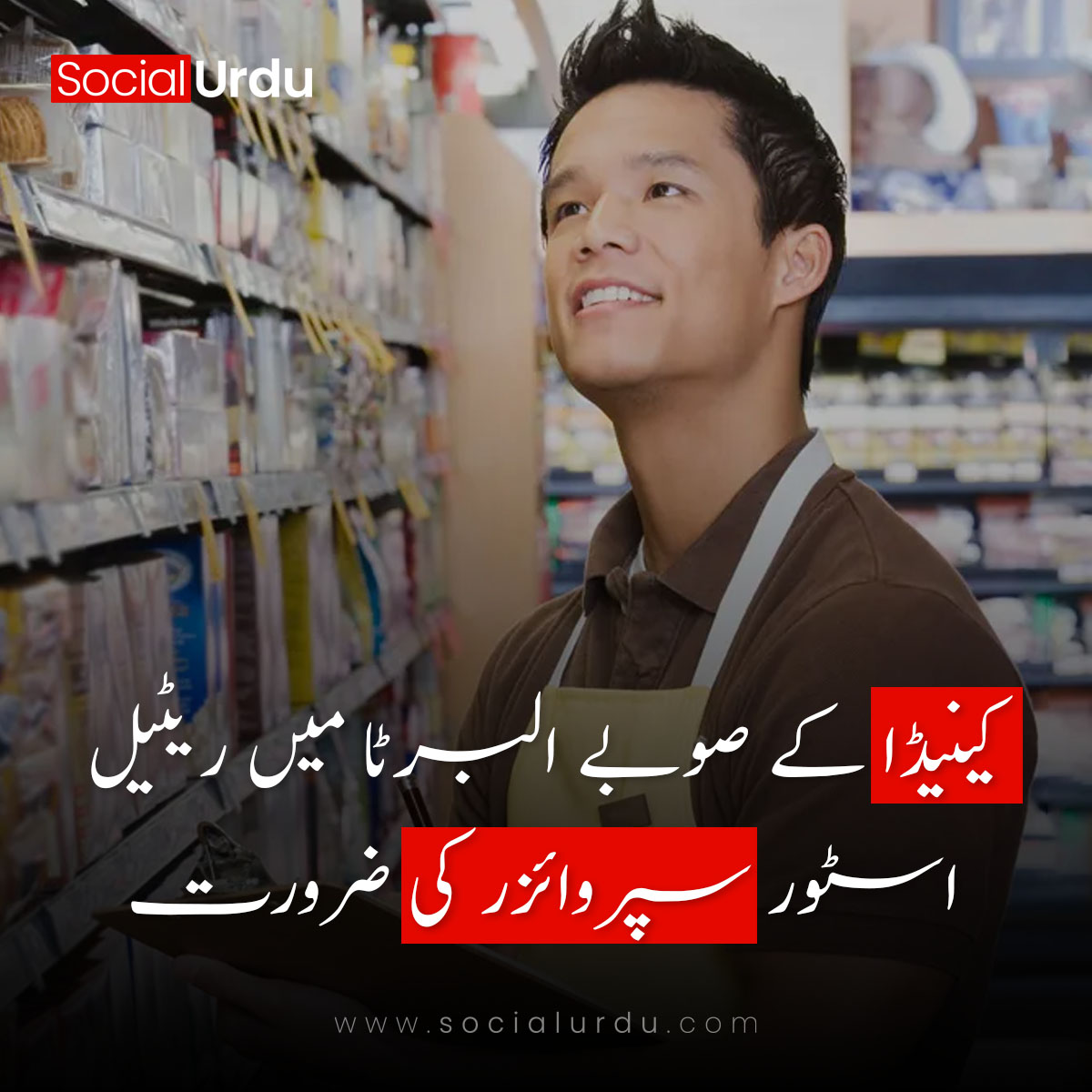 کینیڈا کے صوبے البرٹا میں ریٹیل اسٹور سپروائزر کی ضرورت
socialurdu.com/retail-store-s…

#pakistannews #pakistan #pakistani #breakingnews #urdunews #pakistanzindabad  #urdu #dailynews #pakistaninews  #latestnews #pakistannewspaper #pakistaneconomy #pakistannewsroom