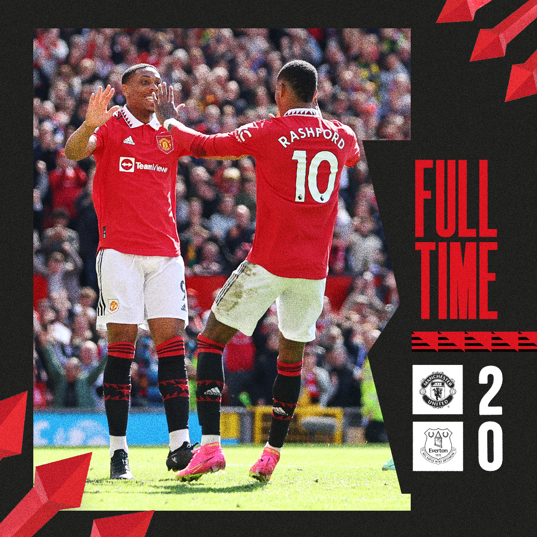 ManUtd's tweet photo. 1️⃣ hard-fought clean sheet 🚫
2️⃣ well-taken goals ⚽️⚽️
3️⃣ BIG #PL POINTS! ❤️❤️❤️

#MUFC || #MUNEVE